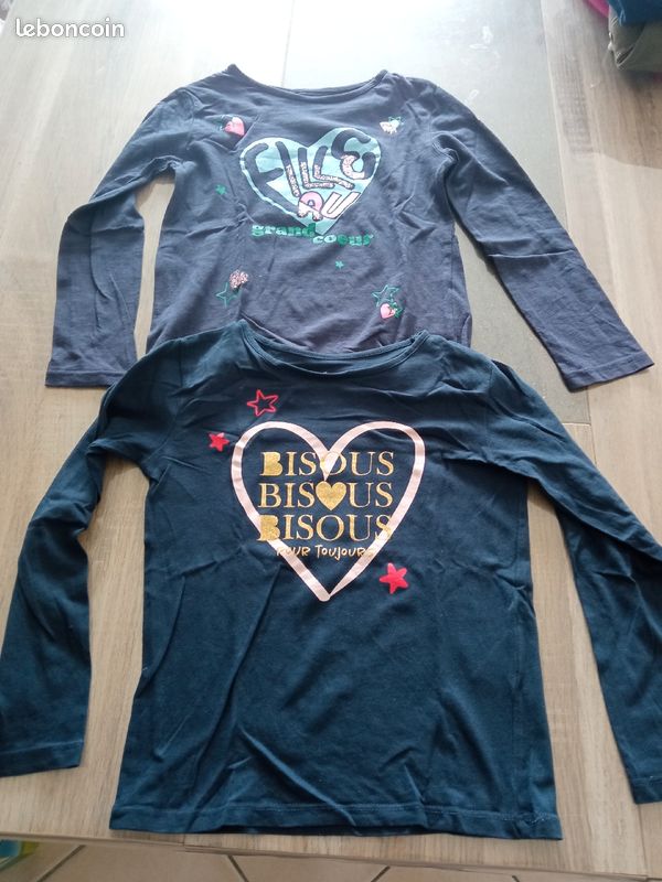 Lot de 2 T shirt manches longues (image 1)