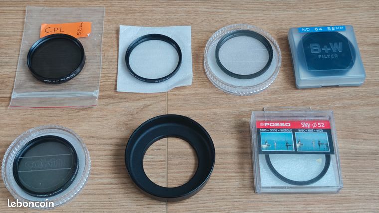 Filtre photo Soviétique Bleu B-1,4x 52x0,75 pour objectifs 52mm