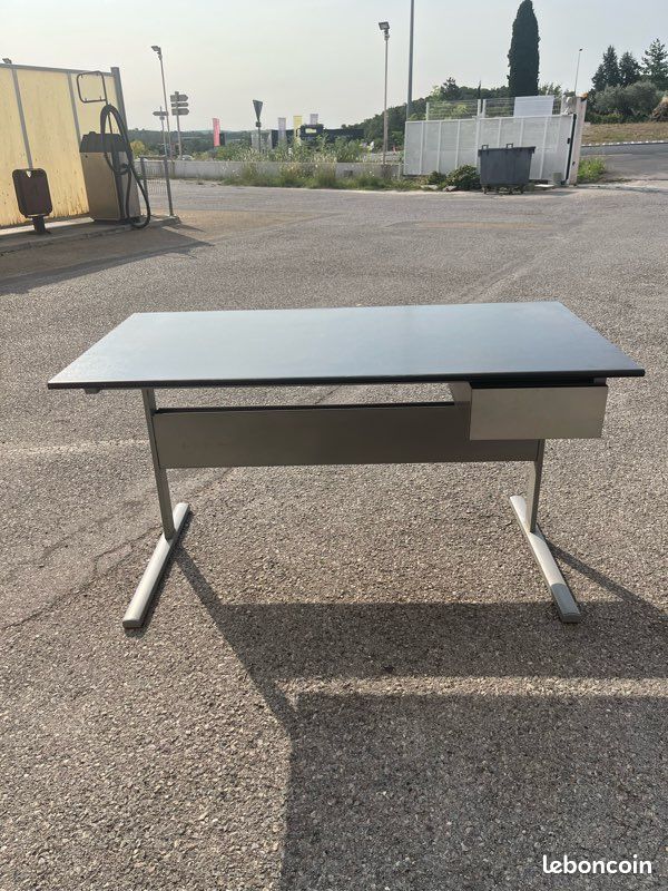 Bureau en bois et métal (image 7)