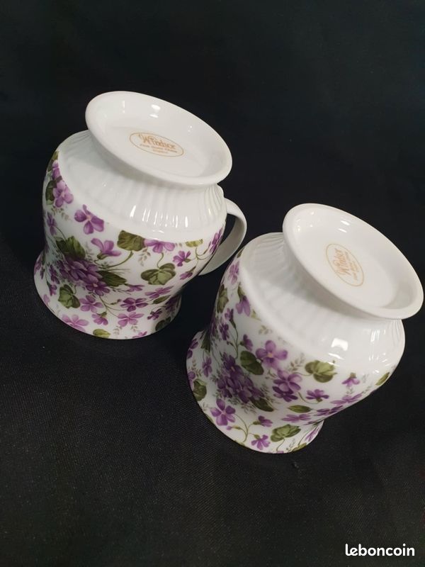 Tasses porcelaine fine Windsor (image 9)