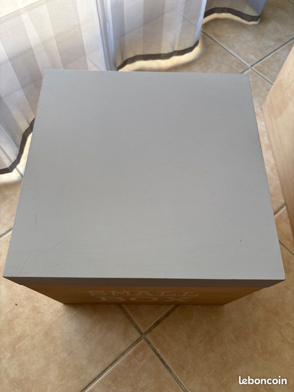 Lot de 2 coffres de rangement en bois déco (image 8)