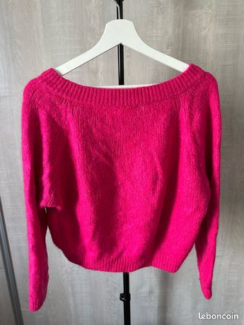 Pull Rose Ycoo En Laine Et Mohair - Taille S/M, Neuf Avec étiquettes, Prix Original 44€