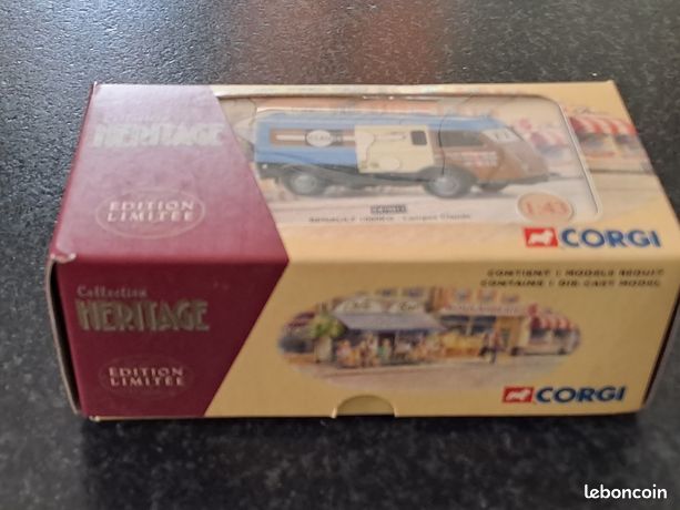 Miniature Corgi Renault 1000 Kg, Avec Lampes Mazda, Occasion
