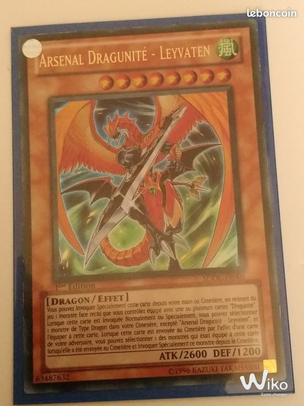 Arsenal Dragunité - Leyvaten | Détails de Carte | Yu-Gi-Oh (image 1)
