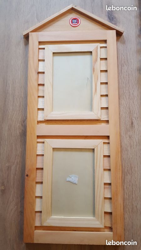 Colonne en bois + photos scrapbooking NEUF (image 1)