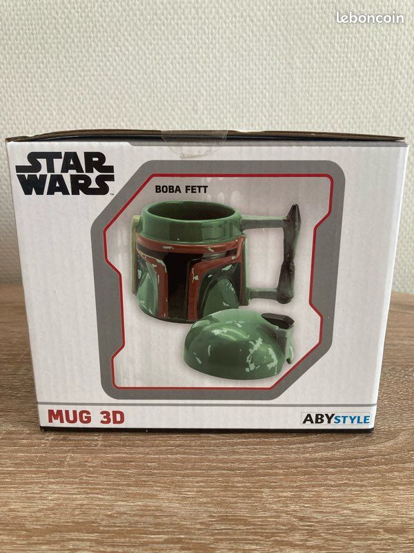 Mug 3D Star Wars Boba Fett Avec Couvercle - ABYSTYLE - Neuf Dans Son Emballage