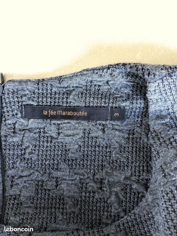 Robe de mi-saison La Fée Maraboutée Grise T42 TBE (image 7)