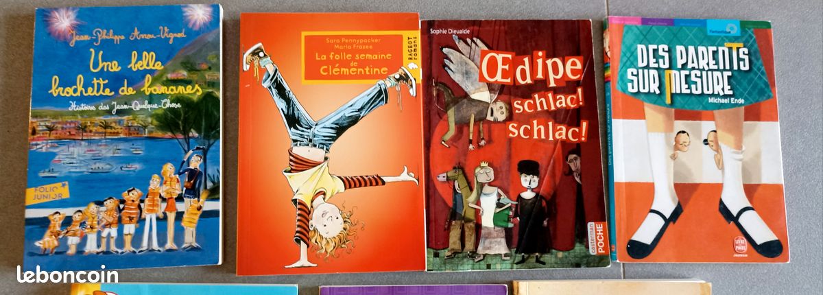Livres humour enfants lot primaire collège CE CM à partir de 8 ans histoires drôles TBE (image 2)