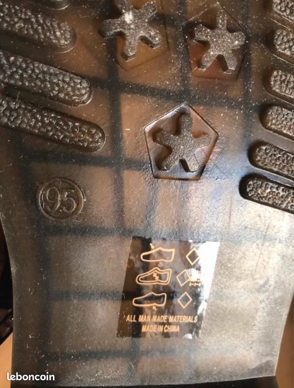 Bottines neuve, Noir mat savaii pt 9,5 40,5 lacets fermeture (image 8)