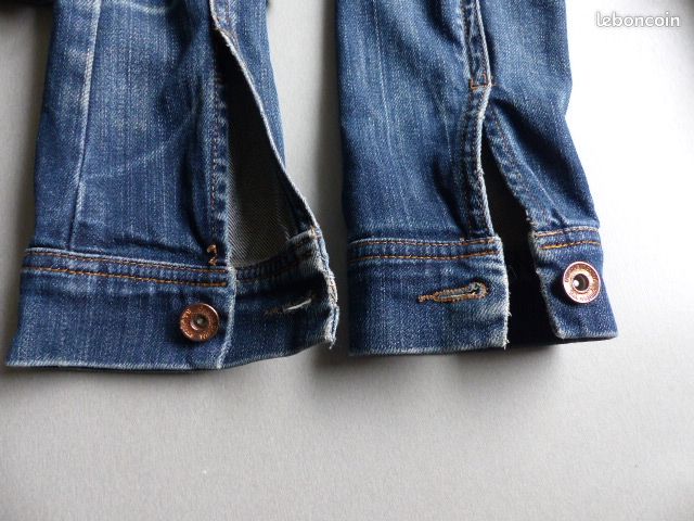 Blouson en jean femme (image 6)
