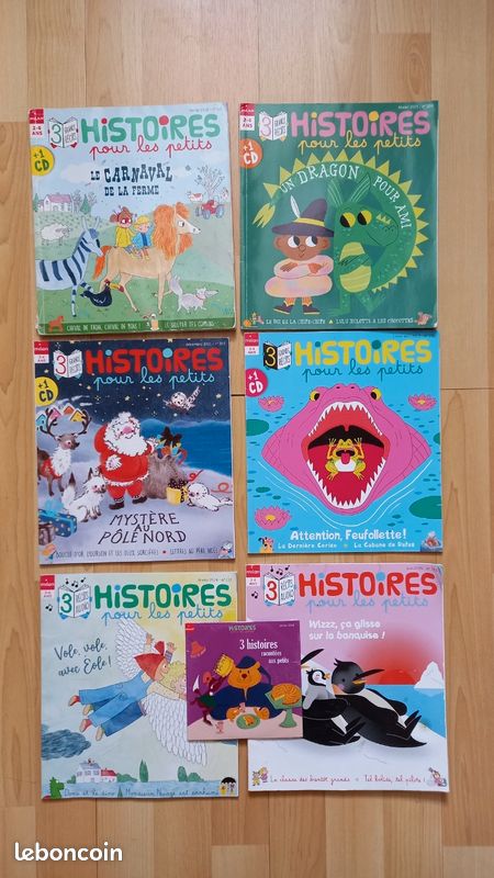 Histoires pour les petits. Lot de 6 n° plus 1 CD sous blister (image 17)
