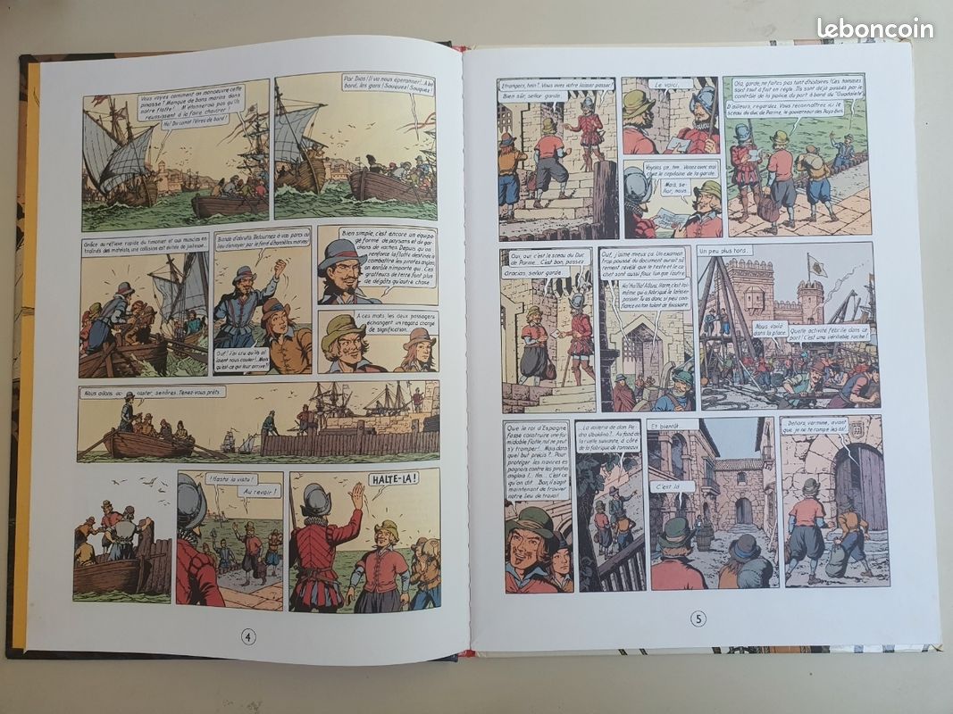 Bande dessinée Cori le moussaillon "L'invincible Armada" Tome 1: Les espions de la reine (image 2)