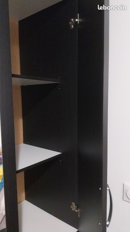 Urgent don grande armoire noire avec miroir (image 6)