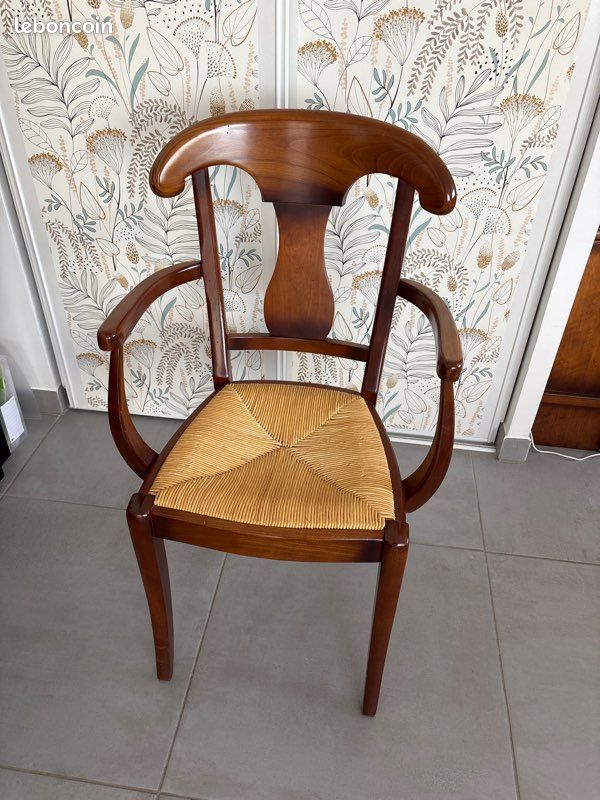 2 Chaises merisier massif (image 1)