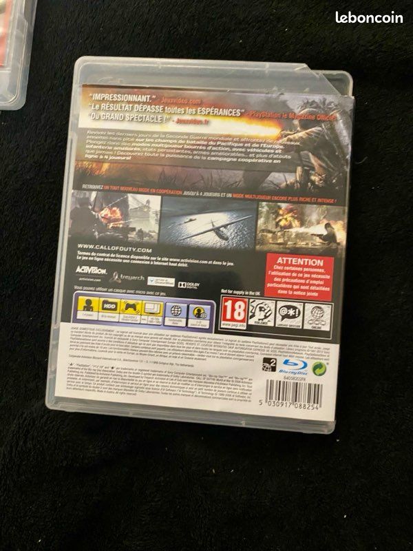 Jouer sur ps3 Call of duty World at war (image 2)