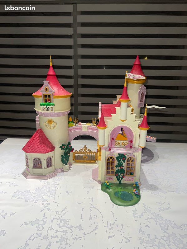 Grand Château Playmobil 4250 Princesses – Avec Extension 4251 Cuisine – Vintage