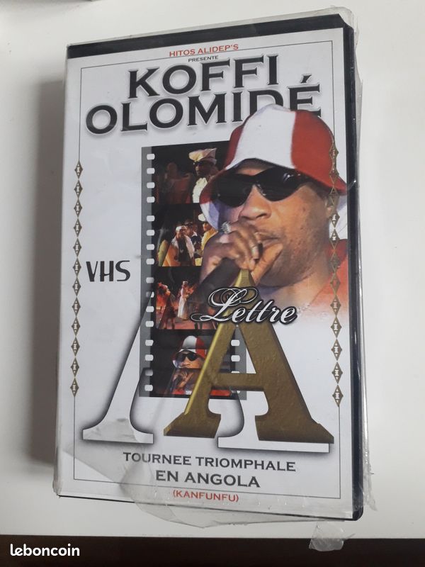 CASSETTE VHS KOFFI OLOMIDE CONCERT "Lettre A" Tournée Triomphale en Angola (image 1)