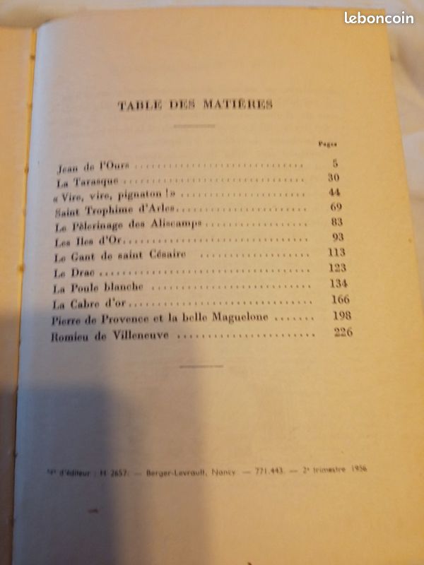 Livre contes et légendes de Provence (image 6)
