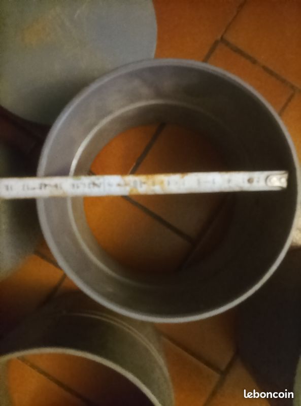 Lot 7 manchons raccords PVC 160mm +1 bouchon (image 2)