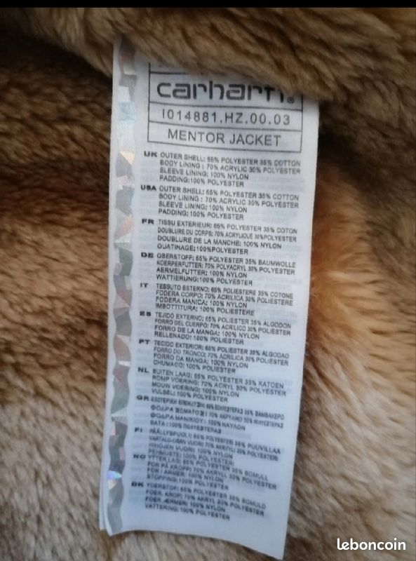 Manteau Carhartt Mentor Jacket (image 4)