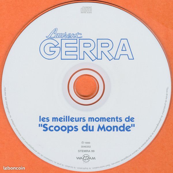 CD Laurent GERRA Les Meilleurs Moments De Scoops Du Monde (D2110) S (image 3)