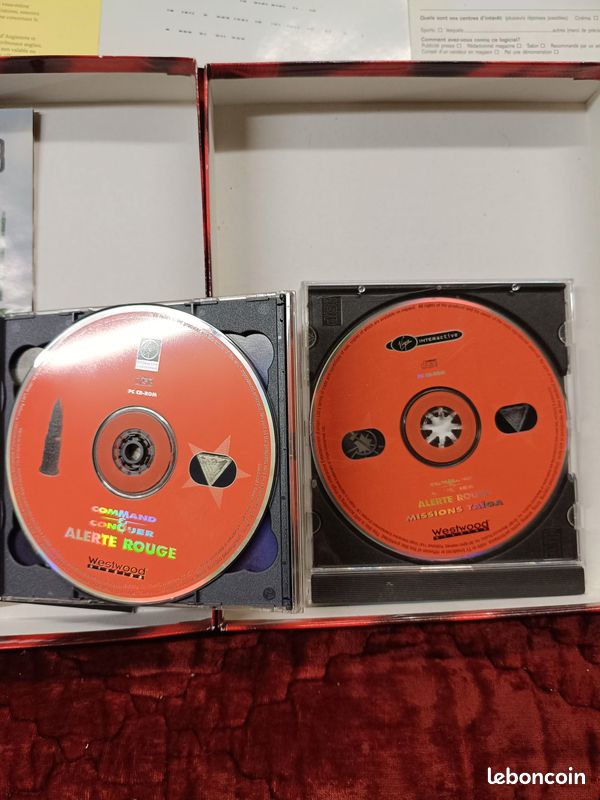 Command & Conquer : Alerte Rouge Sur PC – Big Box FR – Édition 1996 – Bon état