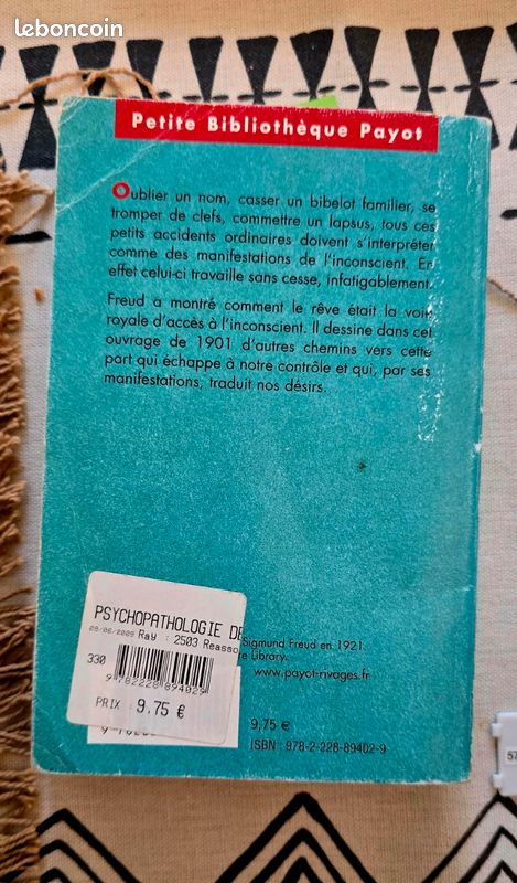 Psychopathologie de la vie quotidienne / Sigmund Freud (image 2)