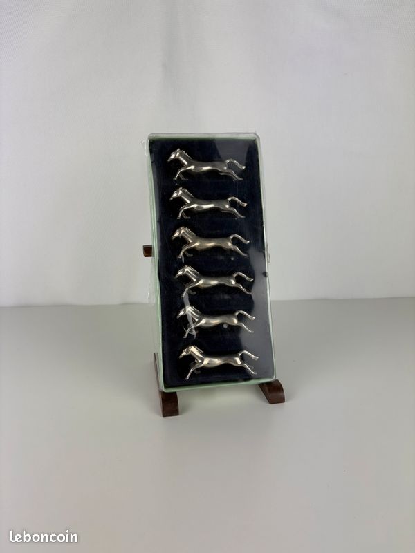 ANCIEN REPOSE PORTE COUTEAU BRONZE CHOME PELICAN STYLE BENJAMIN