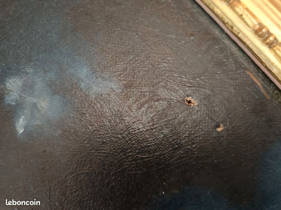 Peinture a l'huile plus de 100ans (image 4)