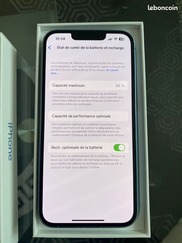 IPhone 14 128 GB Bleu (image 2)