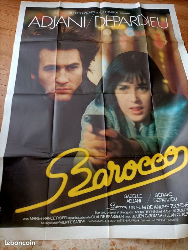Barroco Adjani Depardieu affiche française (image 1)