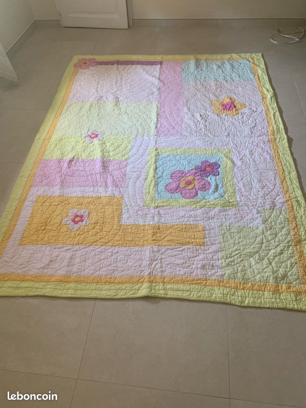 Grand plaid dessus lit (image 2)