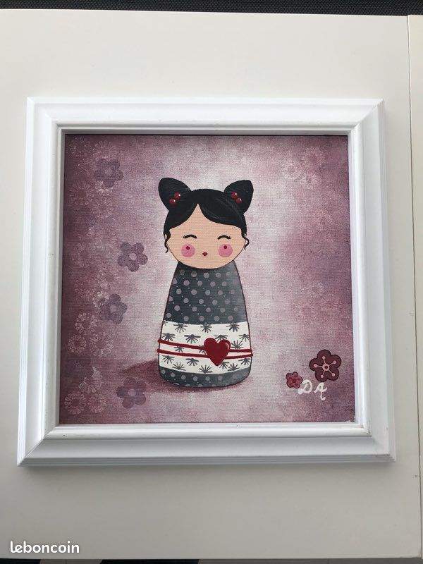 Tableau fillette japonaise (image 1)