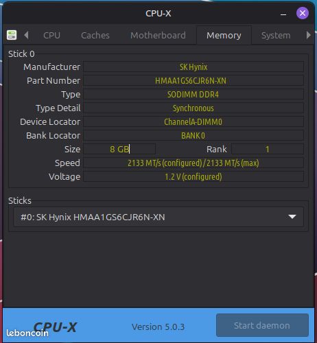 SK hynix, 2 SODIMM DDR4 - 2x 8 Go (= 16 Go), DDR4-3200AA (PC4-25600), Non-ECC (image 9)