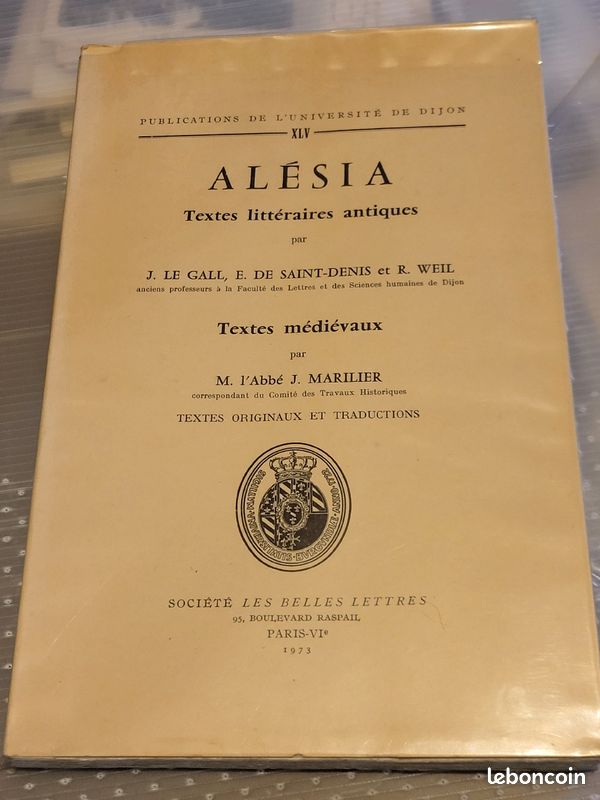 ALESIA Textes littéraires antiques médiévaux par université de Dijon (image 1)