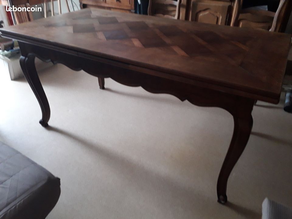 Table rectangulaire en chene massif (image 2)