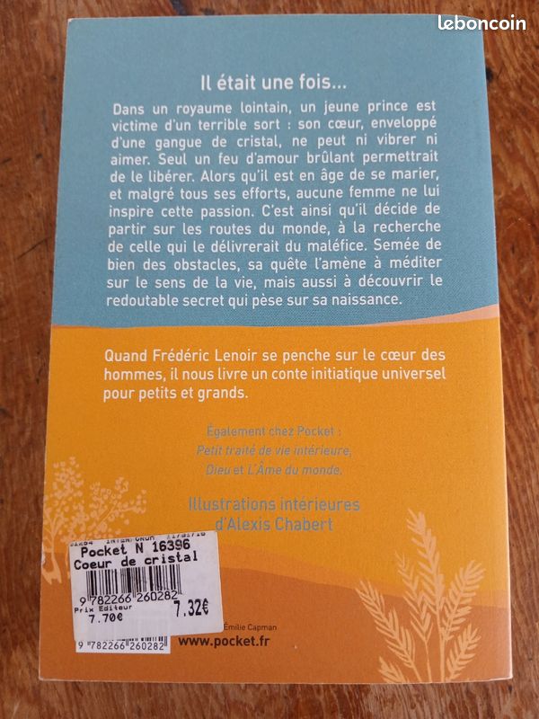 Livre Cœur de cristal, Frédéric Lenoir (image 3)