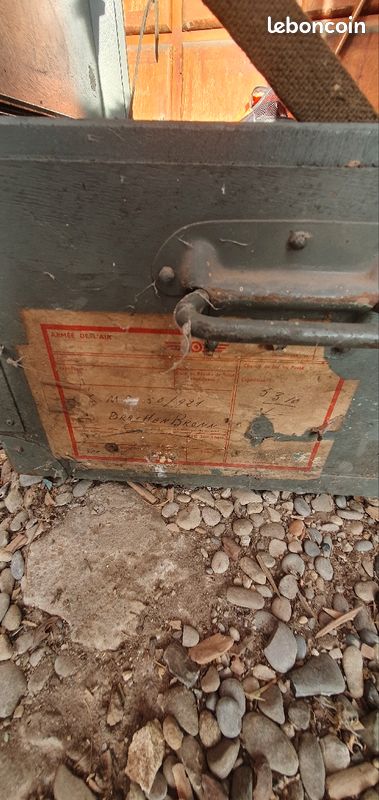 Ancienne malle militaire de l'armée française, cantine (image 7)