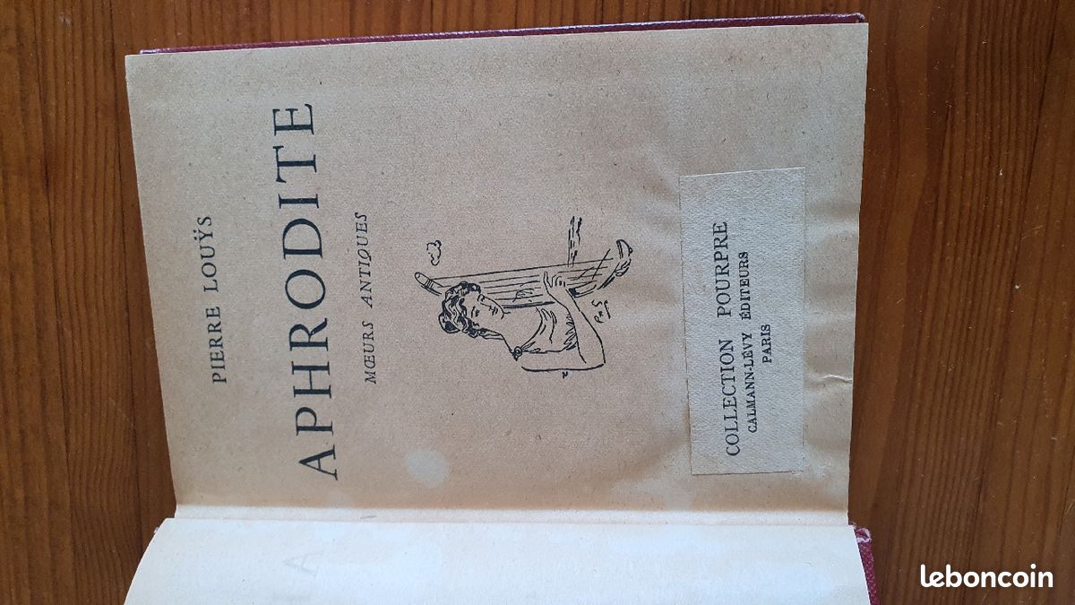 Lot de deux livres collection pourpre - Ludovic Halévy - l'abbé Constantin / Pierre Louys -Aphrodite (image 3)
