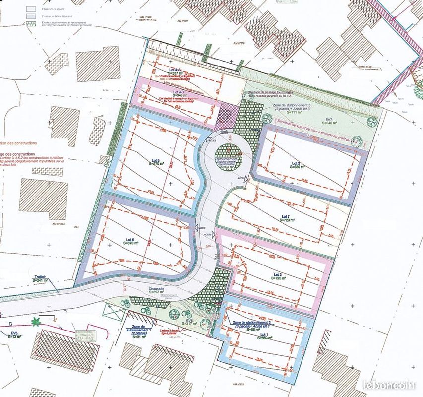 Terrain 650m² St Pierre de Chandieu · à Saint-Pierre-de-Chandieu · 285 000 €