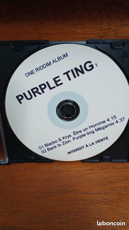 Rare cd single promo BLACKO & KRYS Être un Homme ragga dancehall (image 3)