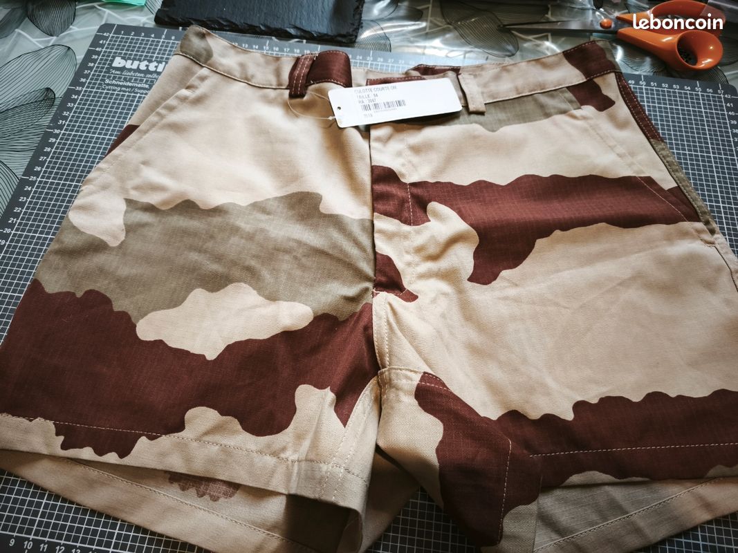Blouse Militaire Desert Et Pantacourt S-LNG Neufs - Taille S-Long, Fabrication USA