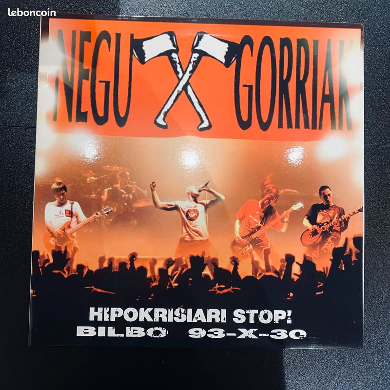 Vinyle Negu Gorriak – Hipokrisiari Stop (Bilbo 93-X-30) (image 1)