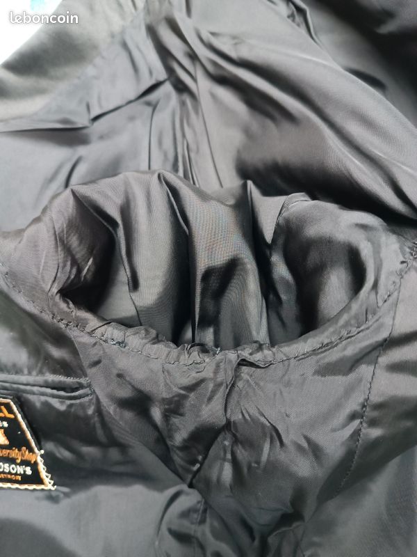 Veste Smoking Vintage Années 70 Brodée Noire - Taille 48/50 (M/L), Très Bon État Occasion