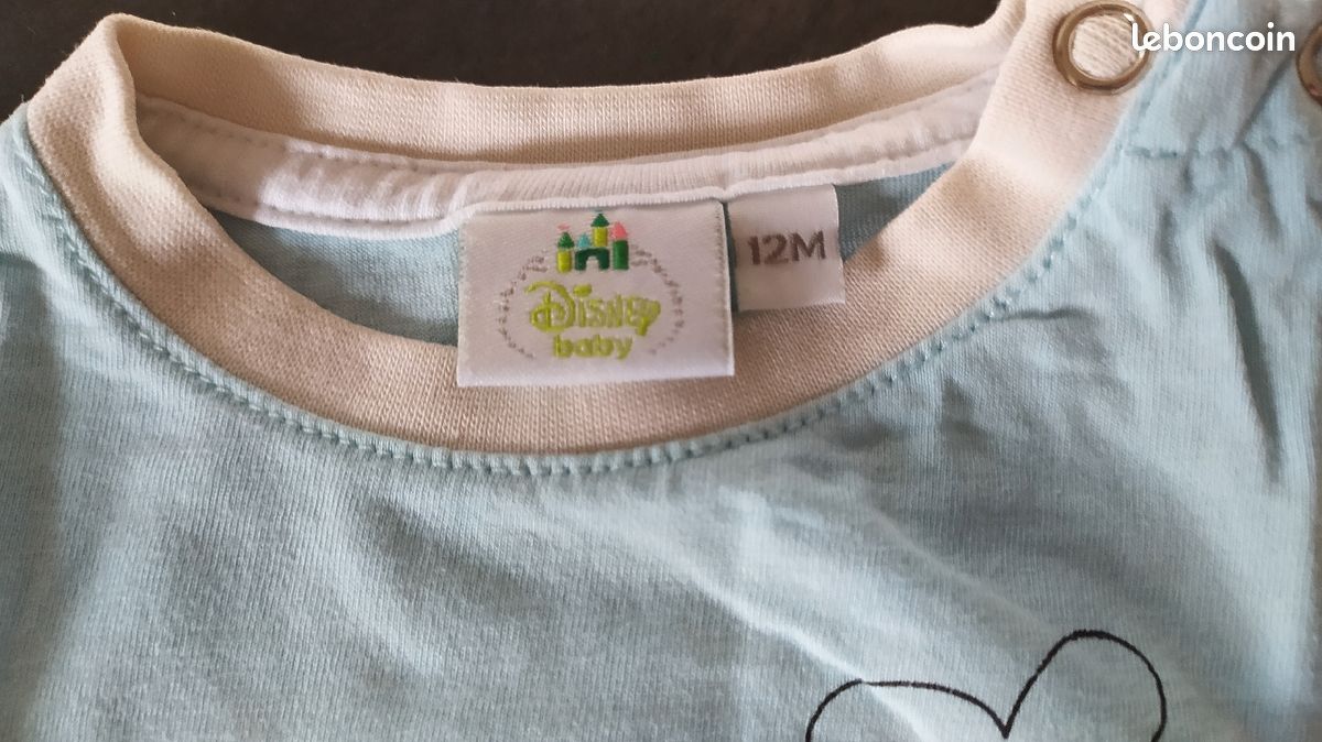 T-shirt Mickey 12 mois (image 2)