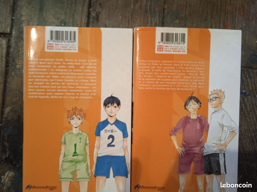 Haikyu, tome 1 et 2. Shonen manga (image 1)