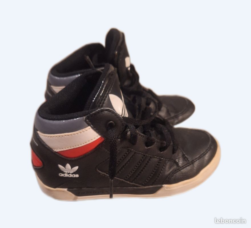 Chaussures/baskets montantes Adidas noir taille 31 Chaussures