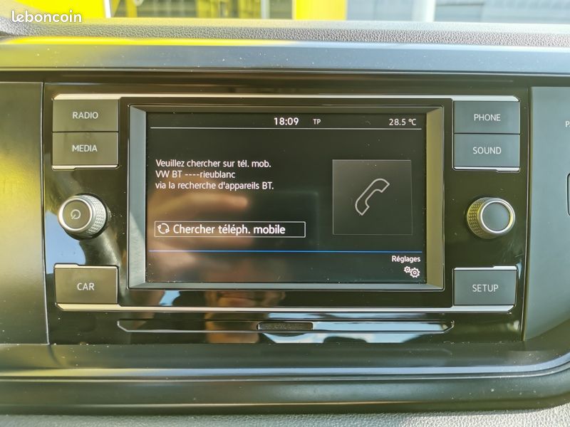 Volkswagen Polo VI Trendline 1.0 65 ch Bluetooth Feux auto Vitre élec (image 19)