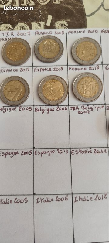 Pièces 2 EUR commémorative circulee (image 2)