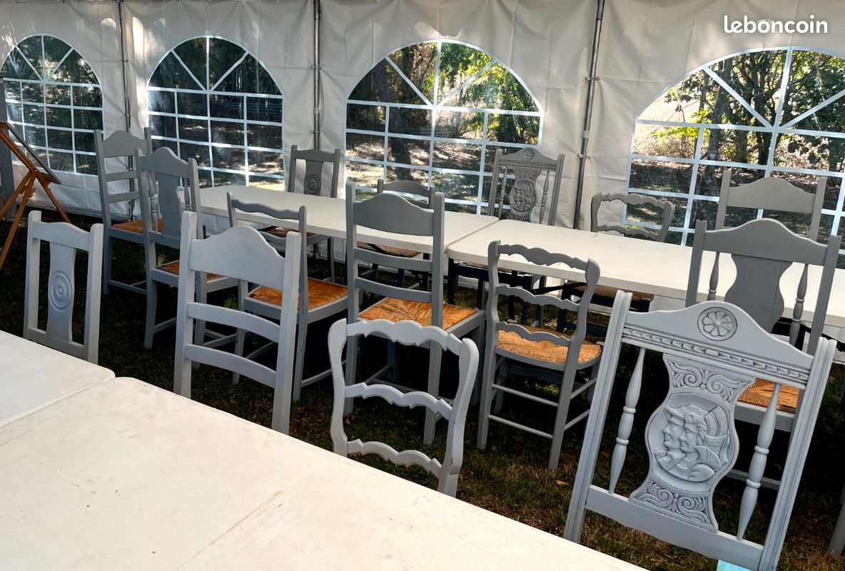 27 chaises en lot ou à l'unité (image 3)